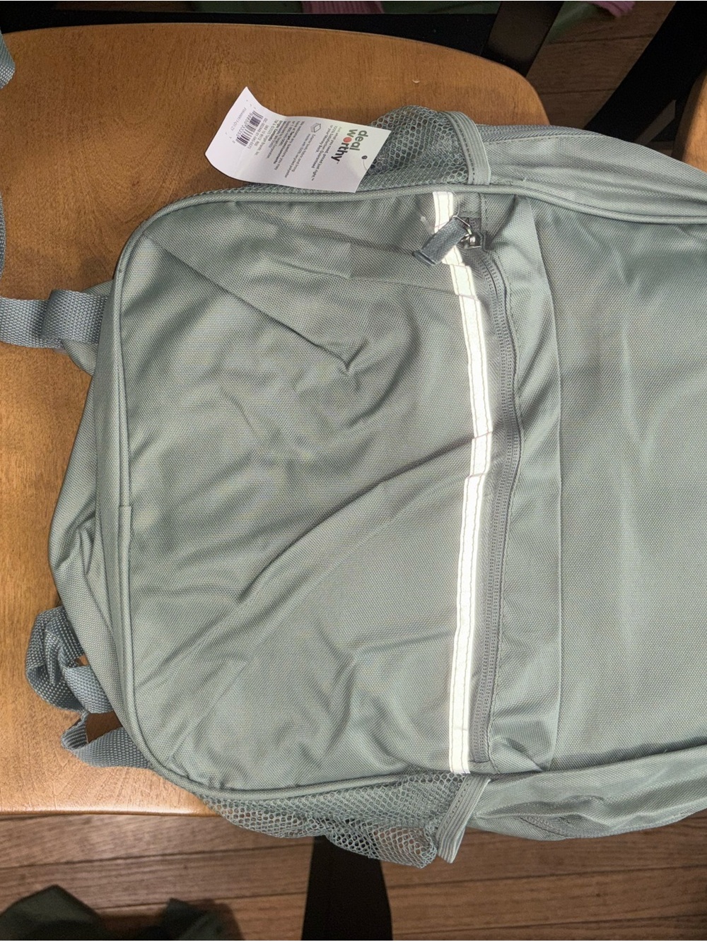 Men's Light Gray Everyday Backpack - Unbranded